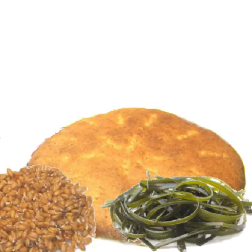 Bread with sea cabbage