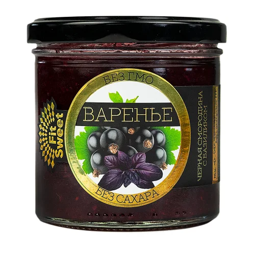 Jam without sugar "BLACK CURRANT"