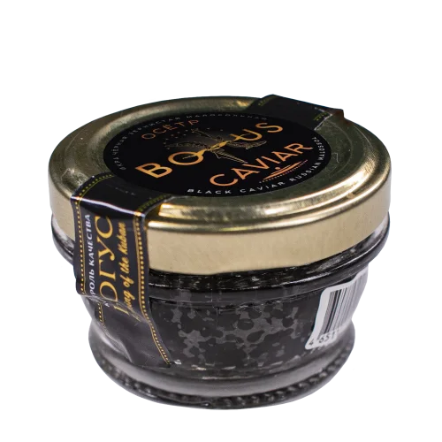 Black granular caviar of sturgeon 113 grams