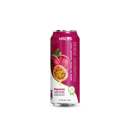 Halos/OEM Passion Juice Drink in 330ml Can 