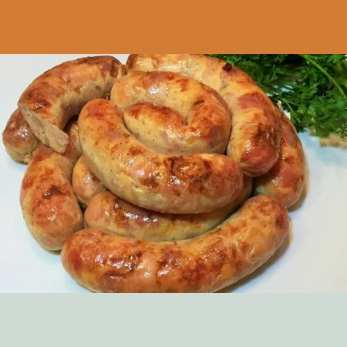 Sausages from homemade chicken