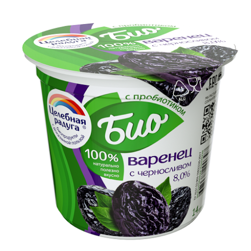 Biovarets with prunes enriched with probiotic