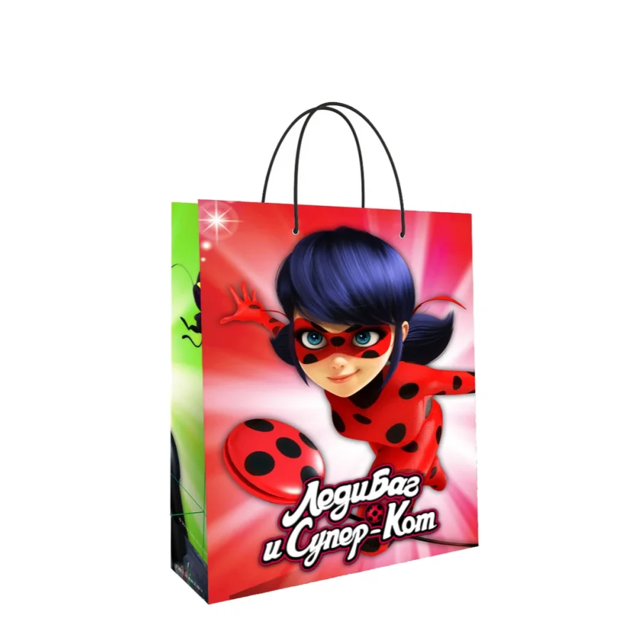Lady Bug. Large gift package (red-green), 335*406*155 mm