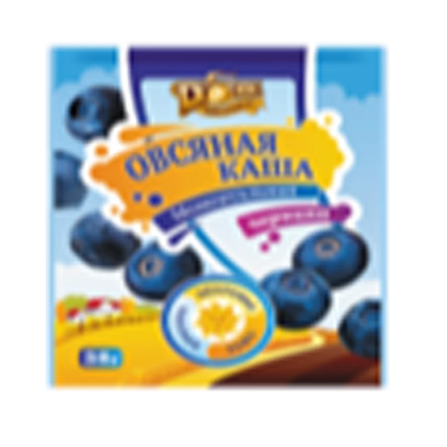 Oatmeal porridge with blueberries