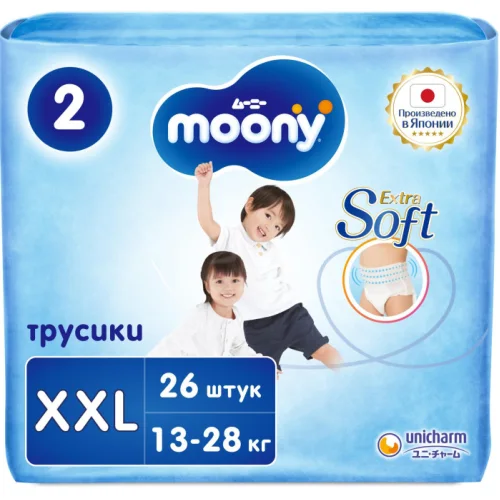 MOONY panties XXL (9-14 kg) 26 pcs.