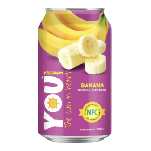 Tropical Drink YOU VIETNAM negaz.  with Banana juice 0.33 l. w / b 24 pcs.
