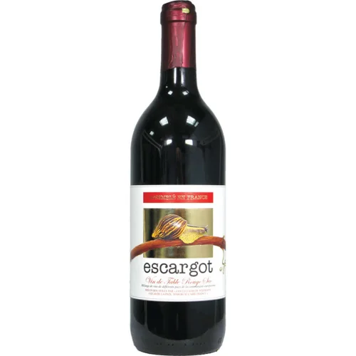 Вино столовое красное Эскарго сухое 11% 0,75