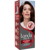 LONDA PLUS Крем-краска для волос д/упрямой седины стойкая 5/5 Красновато-коричневый