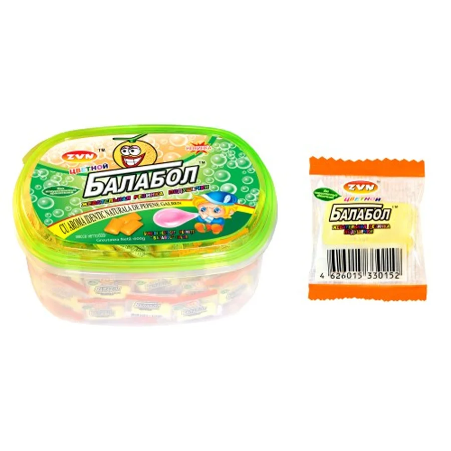 Chewing gum «Color Balabab« with a taste of melon