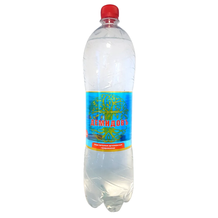 Demidov carbonated drinking mineral water 1.5l