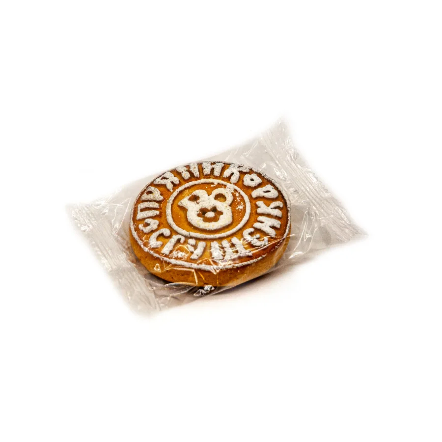 Homemade printed gingerbread with filling (condensed milk) (ind. pack.)