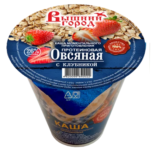 Porridge "Vyshiy City" Protein oatmeal with strawberries, st. 50 g