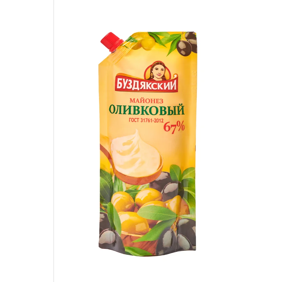 Mayonnaise olive 67% 190g Doy-Pak / TM Bubzdyaksky