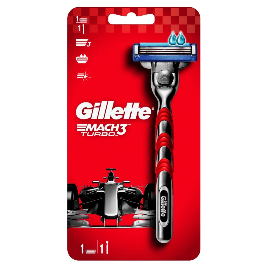 Razor Gillette Mach3 Turbo with 1 Replaceable Cassette