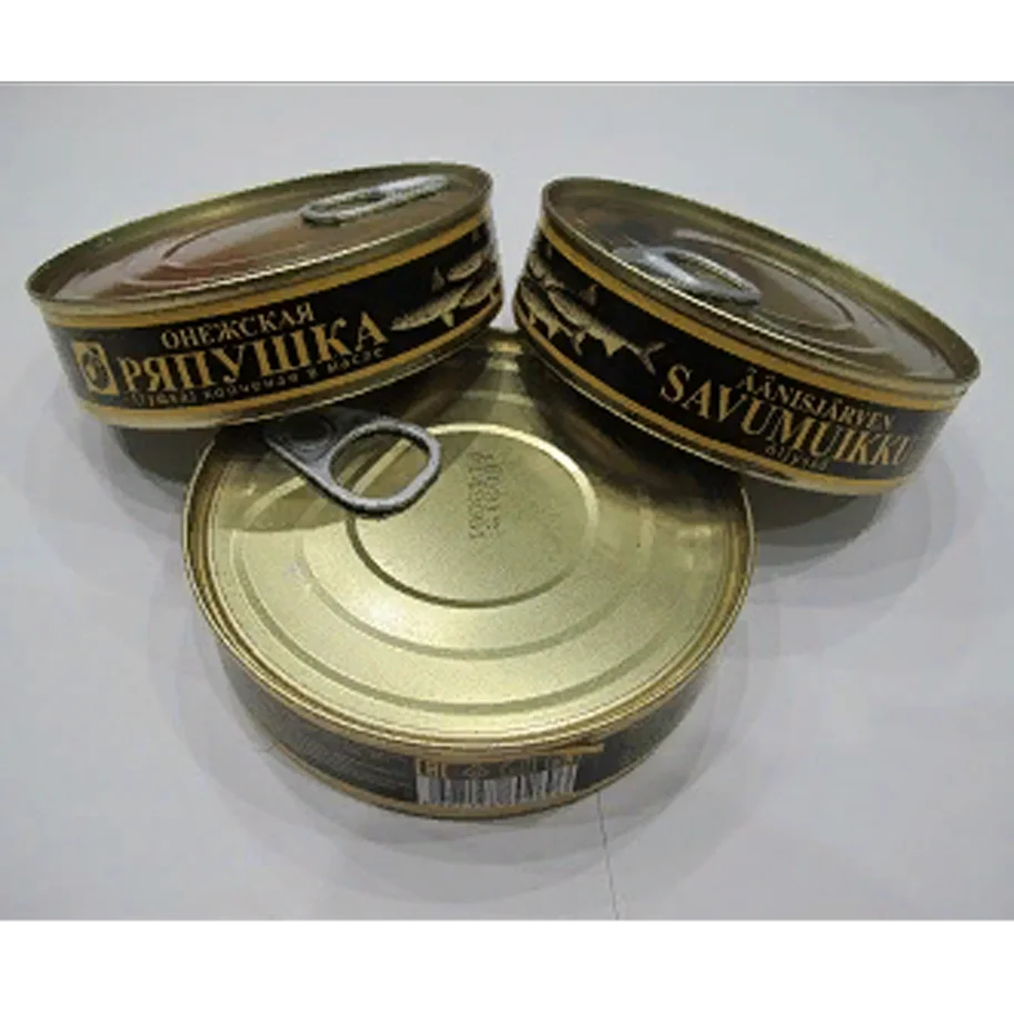 «Onega Rapushka smoked in oil.« Fish canned food «Fish Karelia«