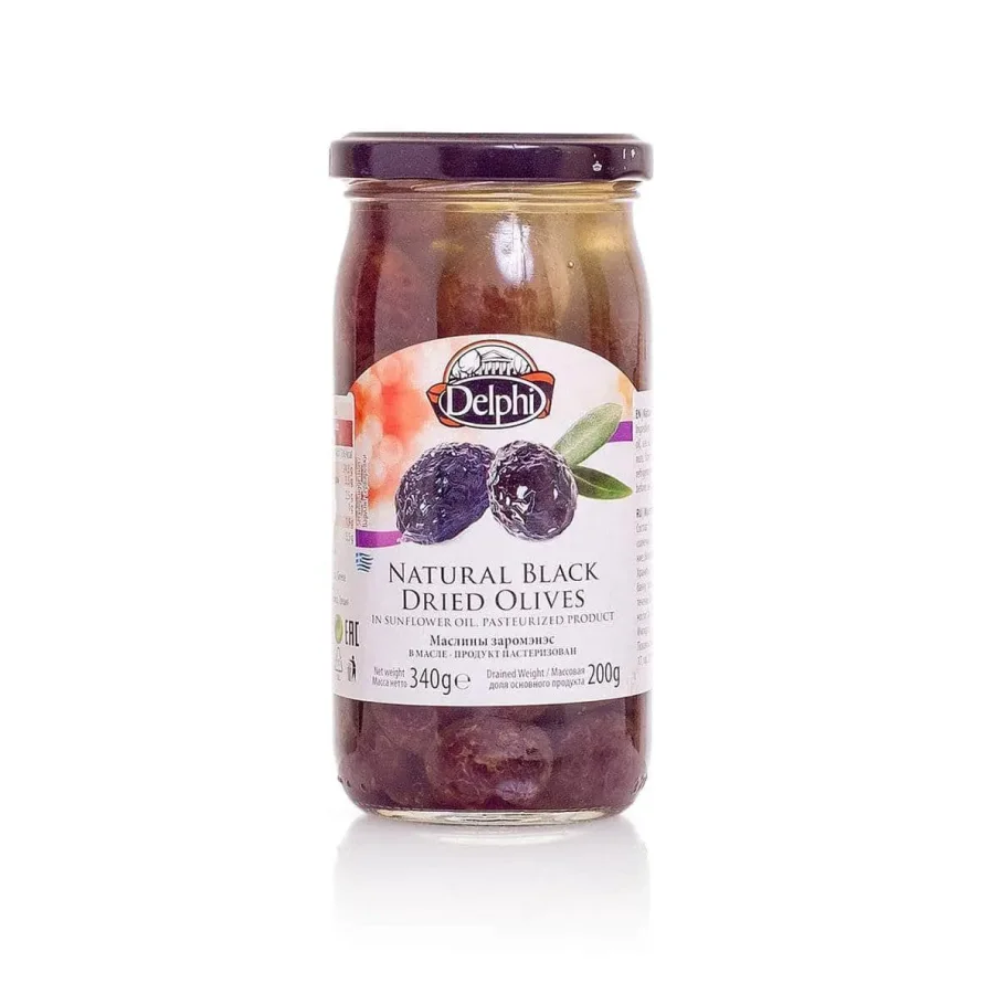 Olives with a stone of Zaromenes in DELPHI oil 340g
