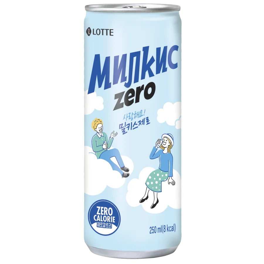 Lotte Milkis Zero drink 250ml