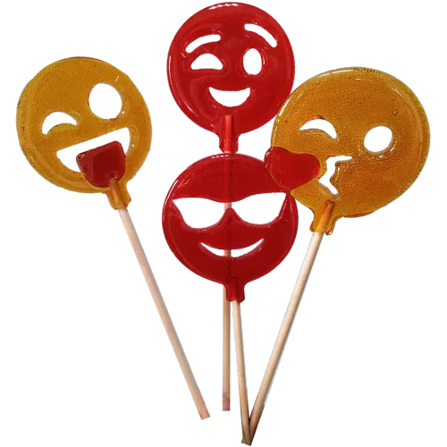 Handmade lollipop smile
