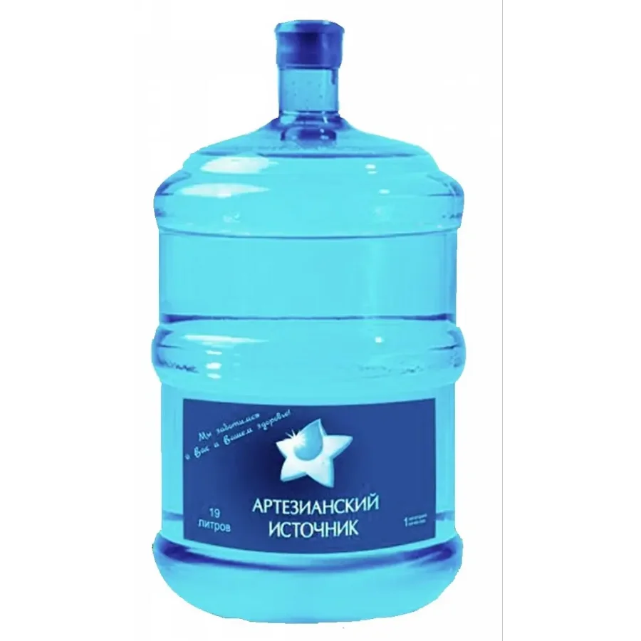 Вода питьевая негазированная «Артезианский источник» расфасованная в емкости