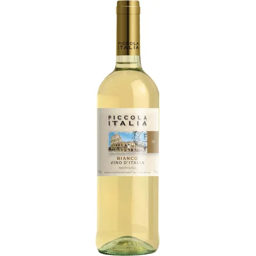 Вино столовое белое сухое ПИККОЛА ИТАЛИЯ 11% 0,75