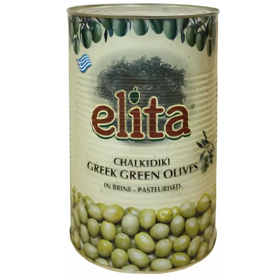 Греческие оливки фаршированные перцем пименто "ELITA"