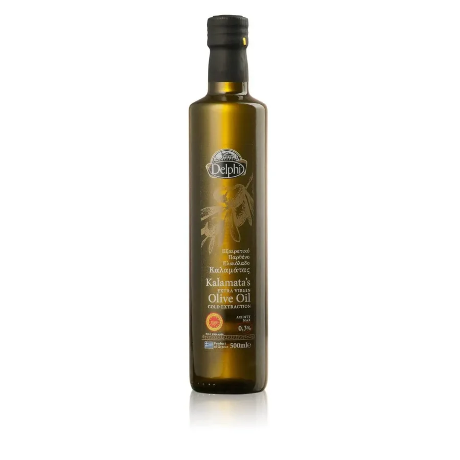 Масло оливковое  E.V. Каламата Delphi, 0,5л