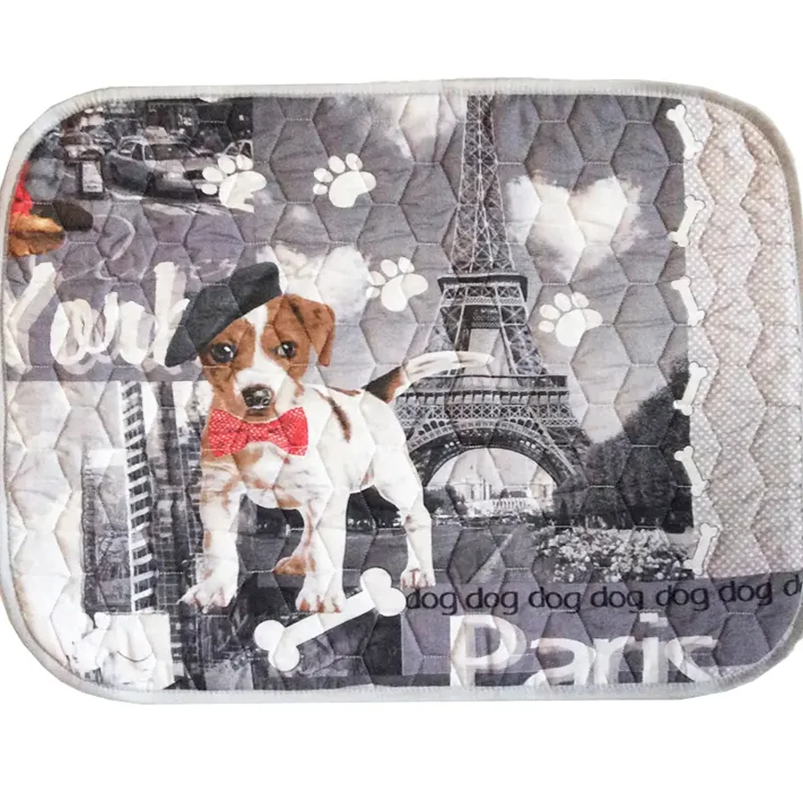 Многоразовая пеленка для животных 40*60 см Париж