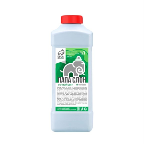 Ecological gel for washing colored fabrics dad elephant juicy color