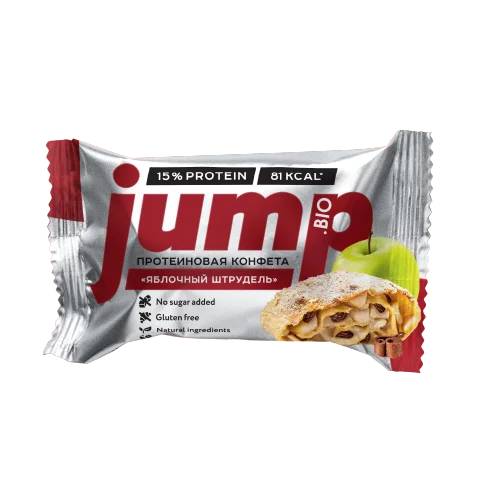 JUMP ONE Protein nut and fruit candies "Apple strudel"