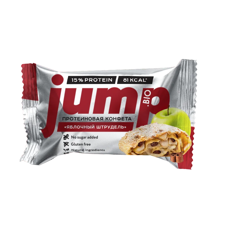 JUMP ONE Protein nut and fruit candies "Apple strudel"