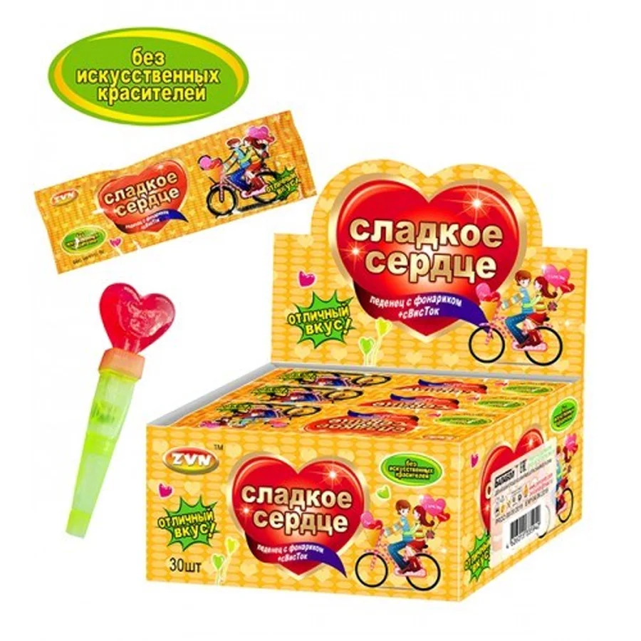 Candy «Sweet Family Lollipops« with a toy Article Sweet Heart