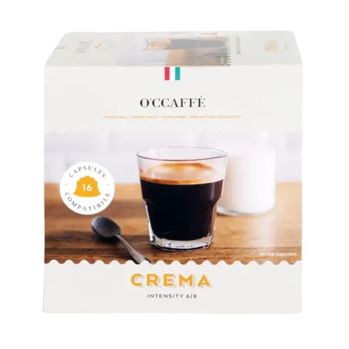 O'CCAFFE Crema coffee capsules for Dolce Gusto system, 16 pcs (Italy) 