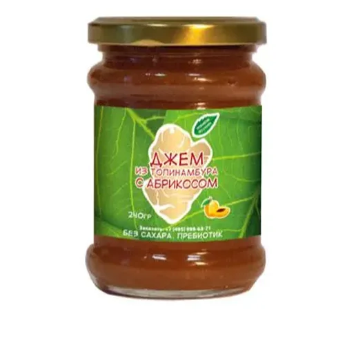 Jam from Topinambur tuber with apricot