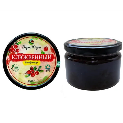 Confiture cranberry from Siberia 240 gr