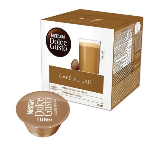 Coffee in Cafe Au Lait capsules for Dolce Gusto coffee machines