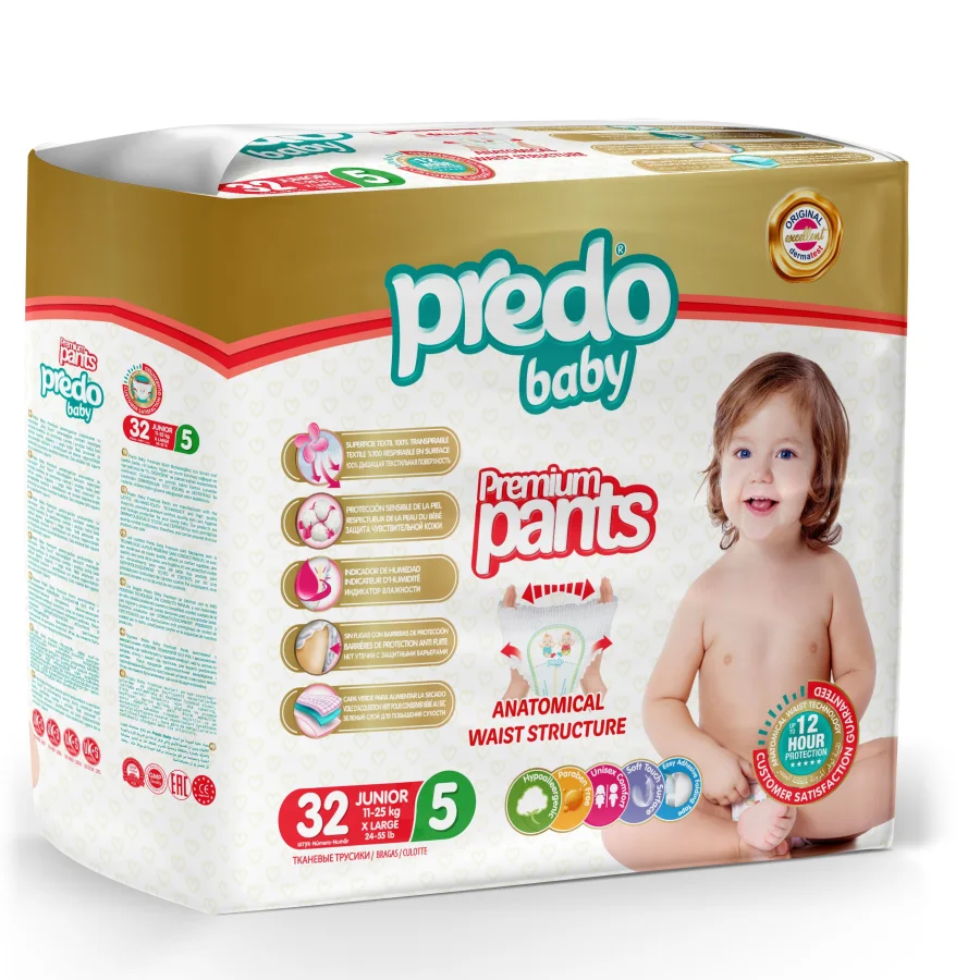 Подгузники-трусики Predo Baby № 5 (11-25 кг.) 32 шт