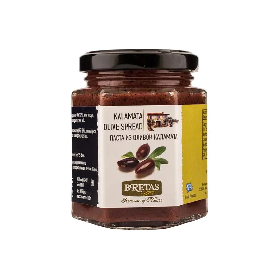 Паста из оливок Каламата 180 г BRETAS