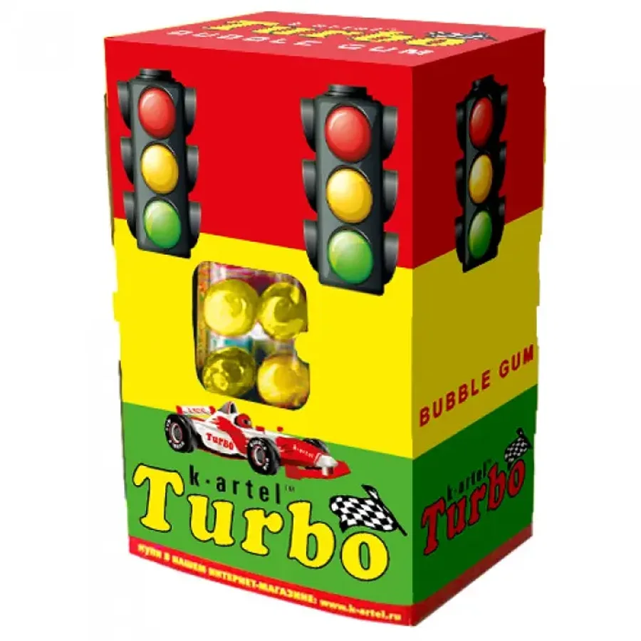 Жевательные конфеты  Turbo Блистер