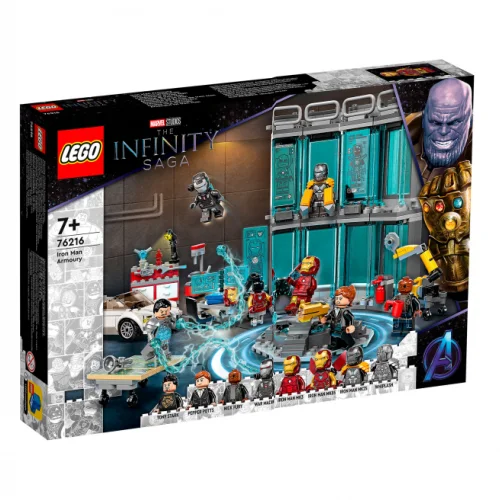 Конструктор LEGO Marvel Арсенал Железного человека 76216