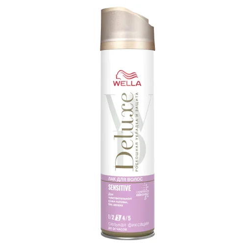 Wella Deluxe Sensitive Hair Polish Strong Lock 250 ml