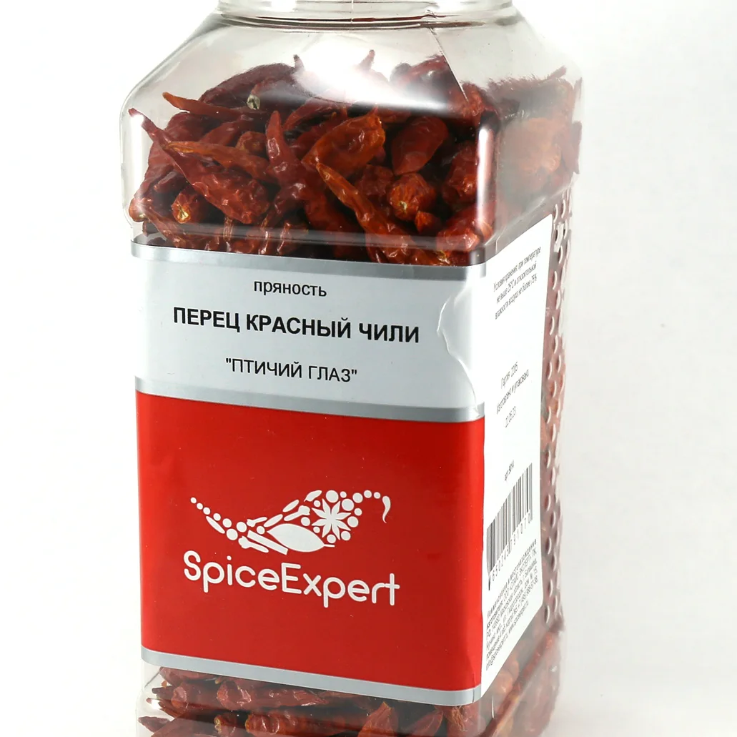 Red Chile Pepper «Bird Eye« 200g (1000ml) of the SPICEXPERT Bank