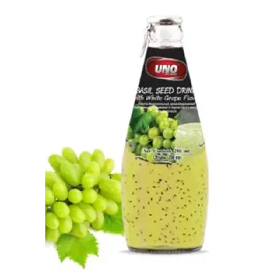 Thai Drink Uno with Basil Seeds White Grapes
