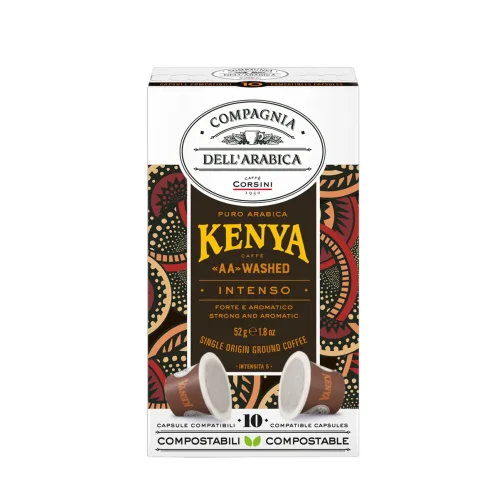 Кофе мол. в капс. сист. Nespresso CDA Puro Arabica Kenya AA Washed 10х5,2 (52г) к/п.