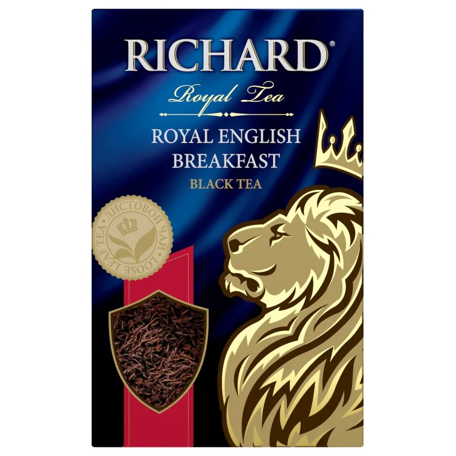 Чай Richard "Royal English Вreakfast" черный крупнолистовой 90г