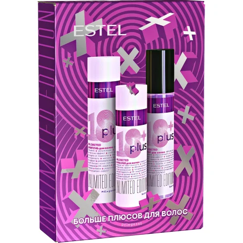 Set "Shampoo for hair 250 ml + Hair Balm 200 ml + Hair Spray 200 ml", ESTEL