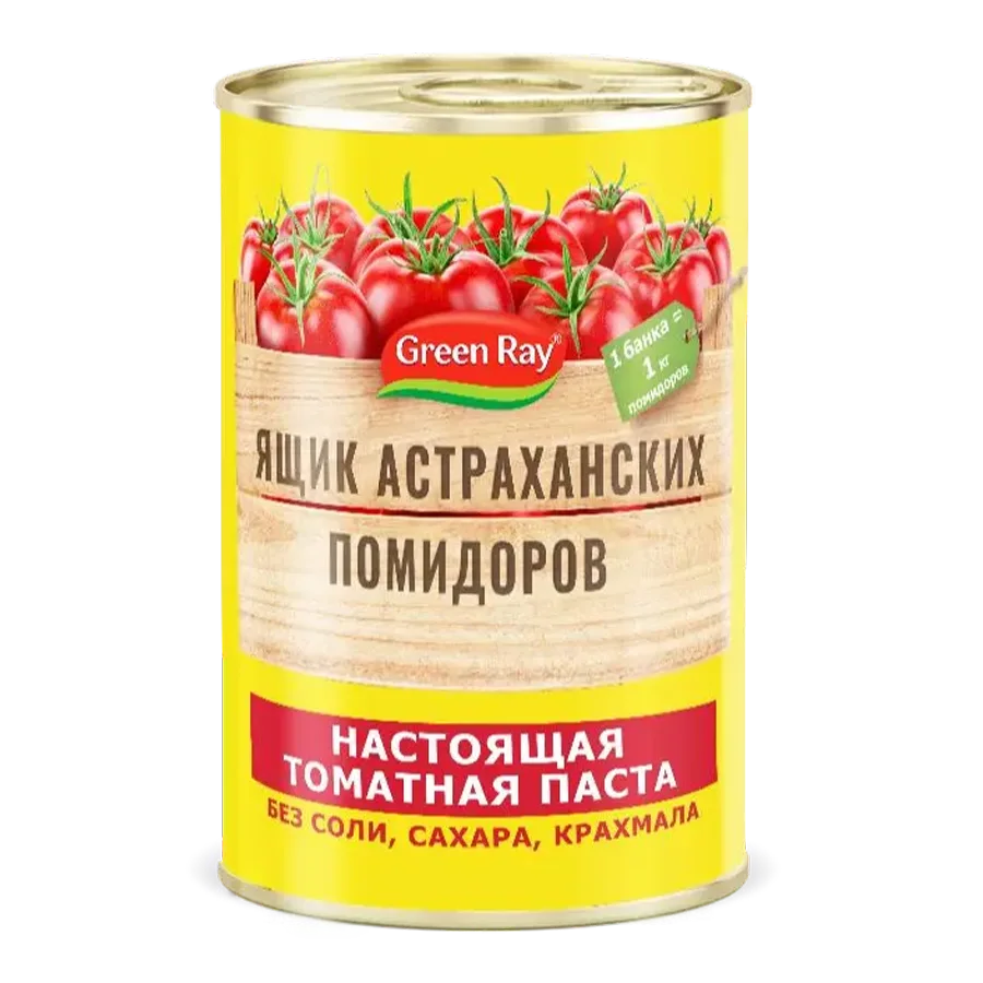 Tomato paste "Box of Astrakhan Tomatoes", 140g
