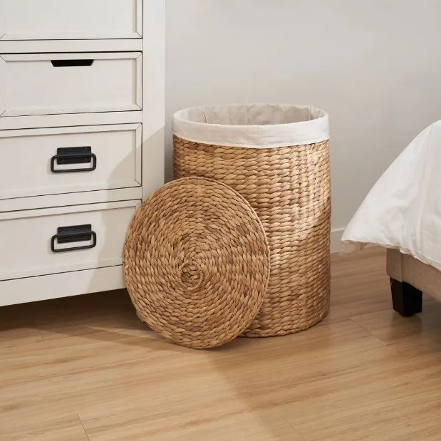 Animal Woven Basket, Water Hyacinth Laundry Basket, Storage Basket, Wicker Basket