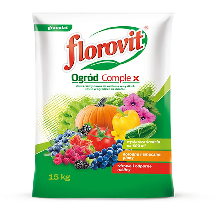 Удобрение Florovit универсальный Garden Complex 15 кг, гранулы