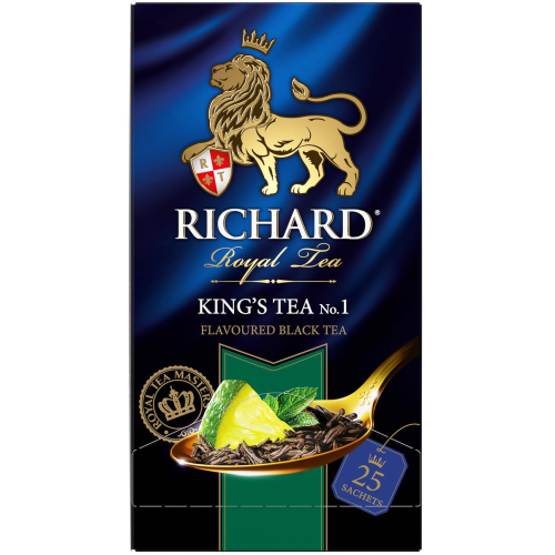 Richard "King's Tea No. 1" black tea flavored 25 sachets