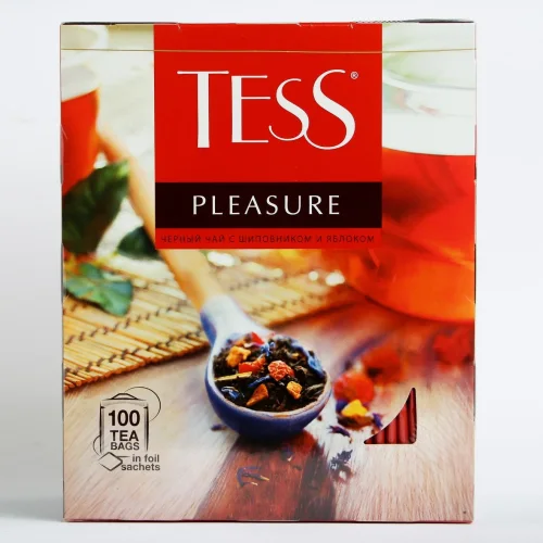 Tea TESS black Plezha, 100p*1.5g 